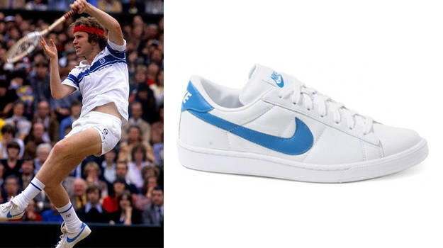 Джон Макинрой в кедах Найк Wimbledon на US Open 1981 Фото: uk.complex.com 