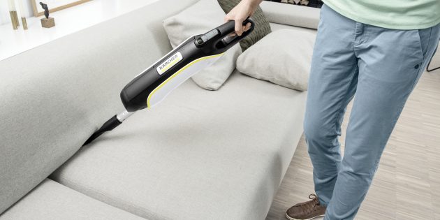 Уборка дома: аккумуляторный пылесос Karcher