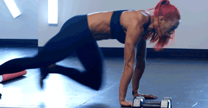 Делайте упражнения с элементами бега