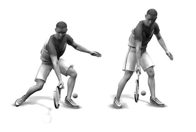 Слева — правильная стойка, справа — неправильная 