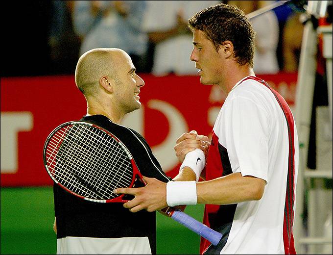 Марат Сафин и Андре Агасси - Stone Forest