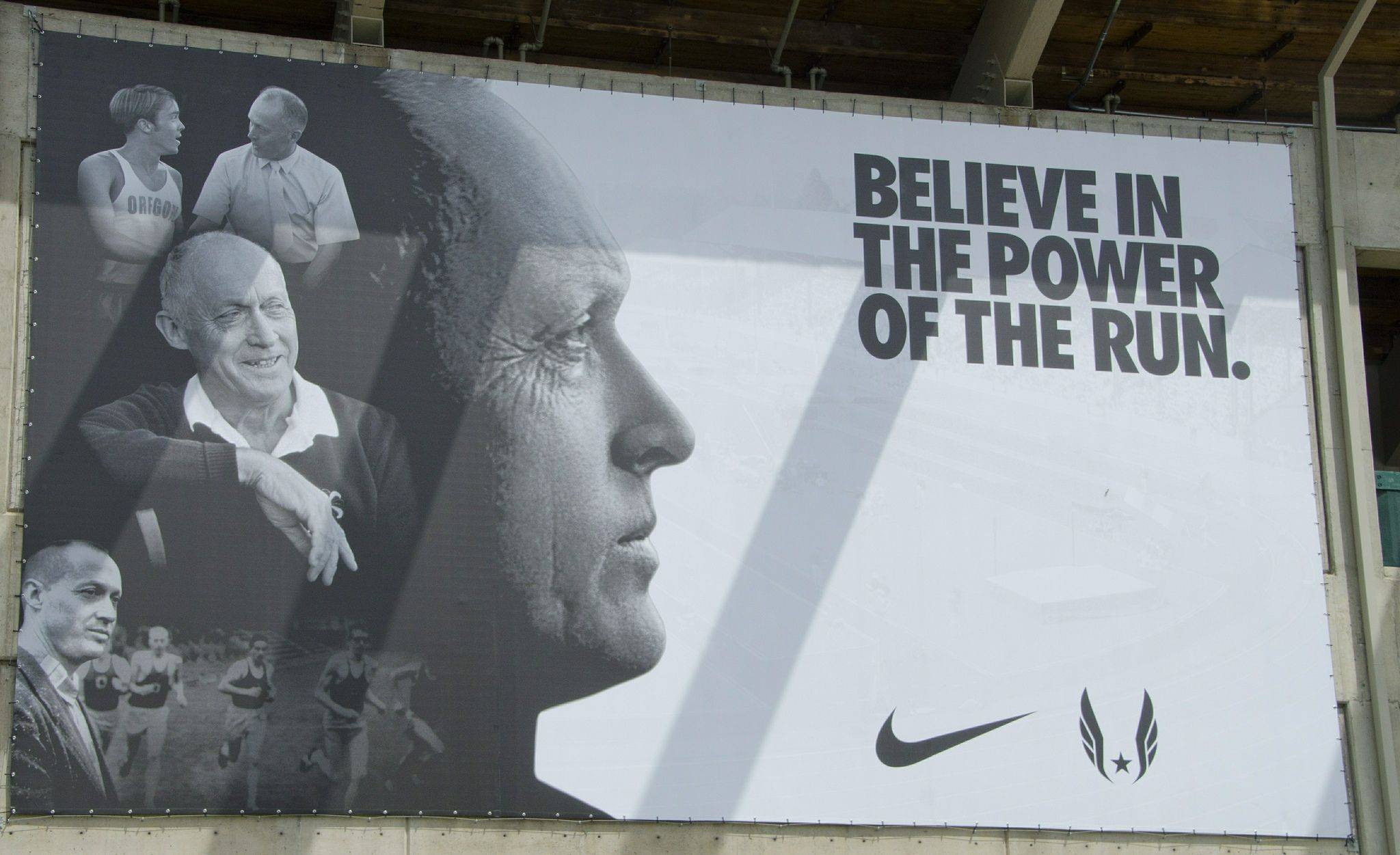 Рекламный постер Nike - Stone Forest