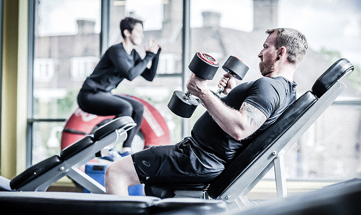 В процессе тренировок