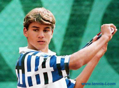 Роджер Федерер молодой