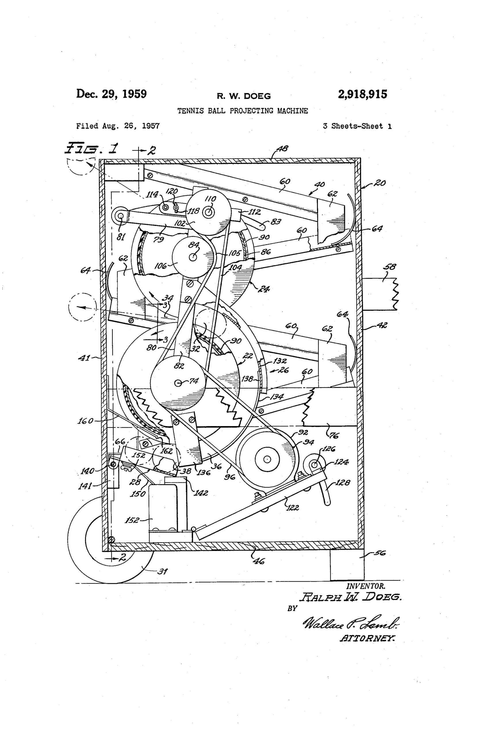 теннисная пушка Doeg Ralph