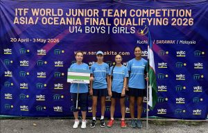 O‘zbekiston qizlar terma jamoasi ITF World Junior Tennis Competition (WJTC) Asia/Oceania Final Qualifying turnirida ishtirok etdi.