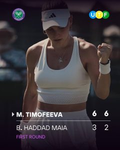 Mariya Timofeyeva sobiq dunyoning 10-raqamini mag‘lub etdi