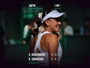 Kamilla Raximova Torontodagi WTA 1000 turnirining uchinchi bosqichiga yo‘l oldi